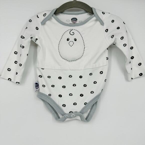 Nested‎ Bean Zen Bodysuit Classic Long Sleeve 3-6 Months - Picture 1 of 6